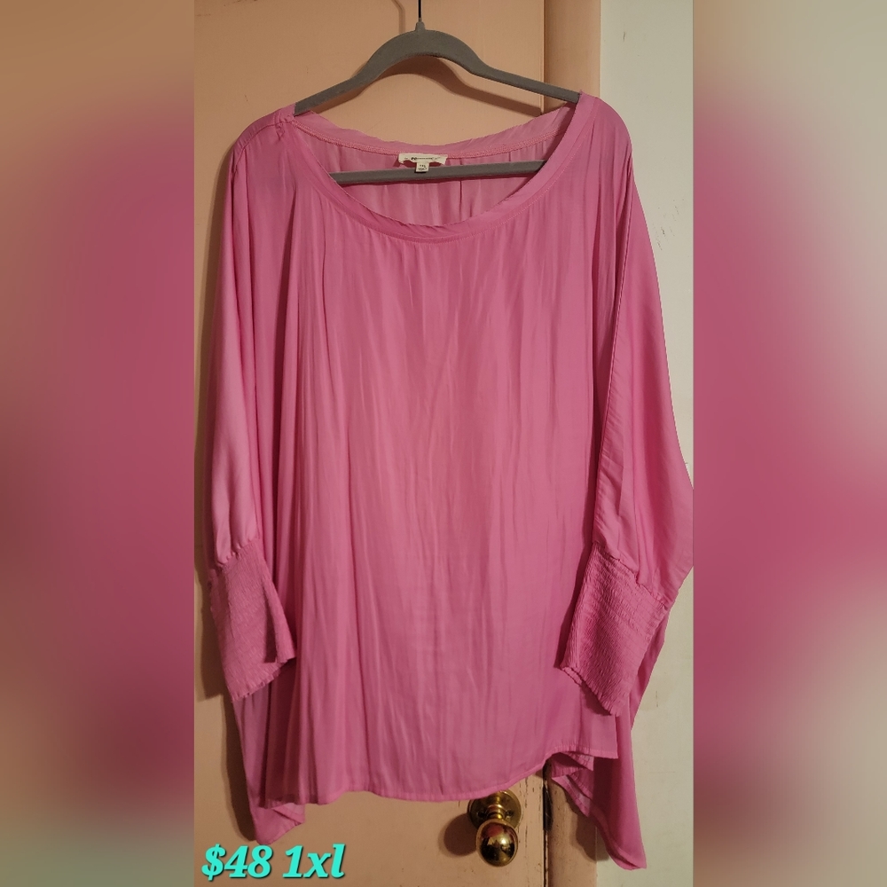 Ee:some Candy Pink Dolman top 1XL